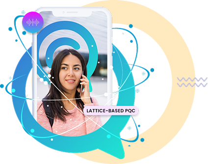QuaMeet hero collage — professionals collaborating on secure video calls